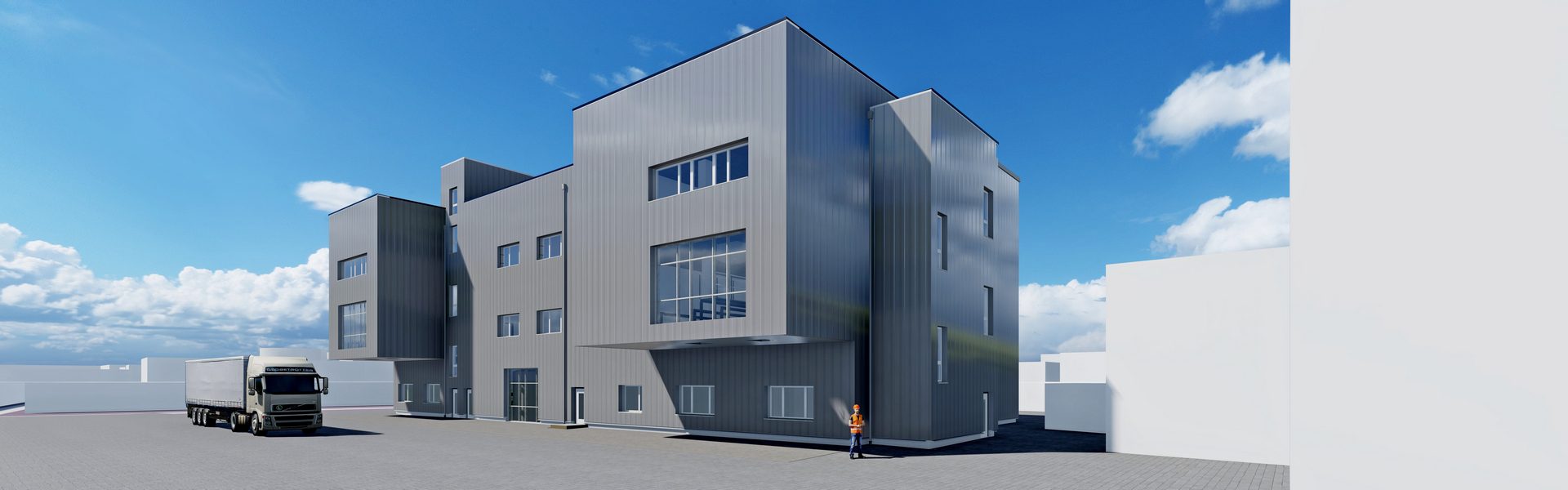 Viel Lob für das von uns erstellte Produktionsgebäude der Firma Finzelberg in Andernach/RLP